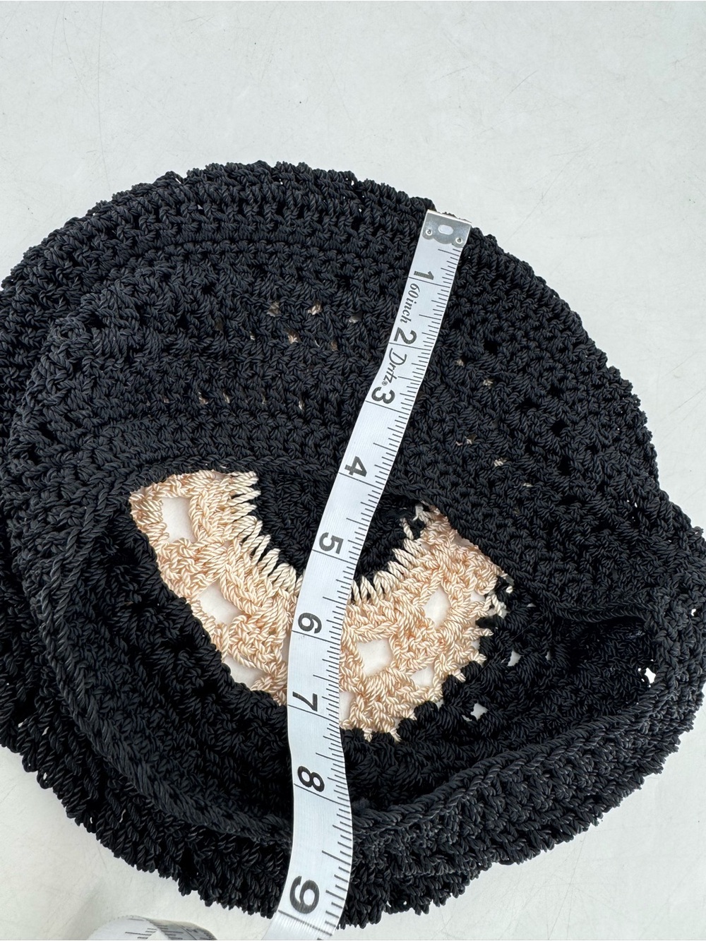 Vintage Y2K Boho Festival Grunge Crochet Macrame Handcrafted Beanie Knitted Hat - Picture 11 of 14